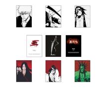 Ouroboros Art & Design - Ichigo's Adventure: Bleach Anime Art Gallery - Bleach Manga Anime Special Edition Posters - 9 Pieces - 300 Gsm - 8x10'' Inch - Unframed