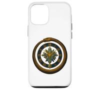 Ouroboros Clock Crystal Time Symbol Mystic Design Case for iPhone 12/12 Pro