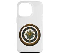 Ouroboros Clock Crystal Time Symbol Mystic Design Case for iPhone 13 Pro
