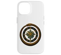 Ouroboros Clock Crystal Time Symbol Mystic Design Case for iPhone 14