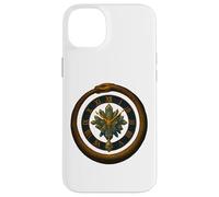 Ouroboros Clock Crystal Time Symbol Mystic Design Case for iPhone 14 Plus