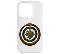Ouroboros Clock Crystal Time Symbol Mystic Design Case for iPhone 14 Pro
