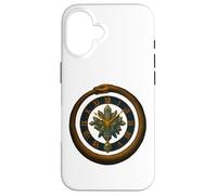 Ouroboros Clock Crystal Time Symbol Mystic Design Case for iPhone 16