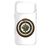 Ouroboros Clock Crystal Time Symbol Mystic Design Case for iPhone 17 Pro Max