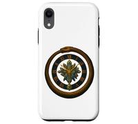 Ouroboros Clock Crystal Time Symbol Mystic Design Case for iPhone XR