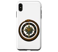 Ouroboros Clock Crystal Time Symbol Mystic Design Case for iPhone XS Max