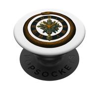 Ouroboros Clock Crystal Time Symbol Mystic Design PopSockets Adhesive PopGrip