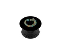 Ouroboros Quetzalcoatl Feathered Serpent Aztec Mayan Art PopSockets Adhesive PopGrip