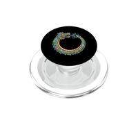 Ouroboros Quetzalcoatl Feathered Serpent Aztec Mayan Art PopSockets PopGrip for MagSafe