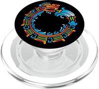 Ouroboros Quetzalcoatl Feathered Serpent Aztec Mayan PopSockets PopGrip for MagSafe