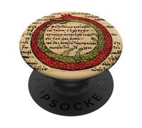Ouroboros Serpent Dragon Biting Tail Medieval PopSockets Adhesive PopGrip