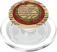 Ouroboros Serpent Dragon Biting Tail Medieval PopSockets PopGrip for MagSafe