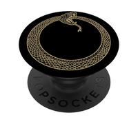 OUROBOROS SYMBOL ANCIENT SNAKE OR DRAGON EATING ITS OWN TAIL PopSockets Adhesive PopGrip