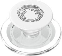 Ouroboros Uroboros Circle Serpent Snake Dragon Vintage PopSockets PopGrip for MagSafe