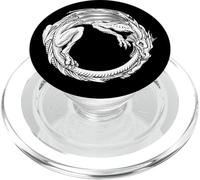 Ouroboros Uroboros Serpent Snake Dragon Oroborus PopSockets PopGrip for MagSafe