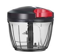 Ourokhome Manual Food Processor Vegetable Chopper, Portable Hand Pull String Garlic Mincer Onion Cutter for Veggies, Ginger, Fruits, Nuts, Herbs, etc., 650ml, Black