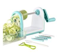 Ourokhome Vegetable Spiralizer Zucchini Noodle - 5 Blades Veggie Noodle Maker Vegetable Slicer for Potato, Carrot, Cucumber