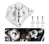 OURONOTO Chrome Push Start Button Solenoid Cover 1.2/1.4 k/watt Compatible for Harley Sportster Softail Dyna 1991-2017 Big Twin