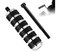 OURONOTO Motorcycle 3.8" Extended Shifter Peg, Chrome Heel Toe Foot Shift Peg Fit for Harley Davidson Softail Touring Street Glide Road Glide Road King Sportster Trike Dyna