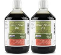 Ourons Hemp Oil for Dogs 500ml - Cold Pressed Food Grade (Pack of 2)