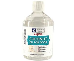 OURONS Liquid Coconut MCT Oil for Dogs 500ml - Food Grade C8/C10 60/40