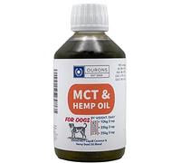OURONS MCT & Hemp Seed Oil for Dogs 250ml - Omega Supplement | Liquid blend for skin and coat condition; pour over food - an easy alternative to capsules