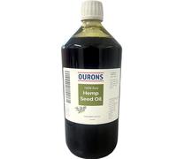 OURONS Premium Hemp Seed Oil 1L - Cold Pressed Carp Fishing Feed & Soak | Virgin oil rich in natural plant oils; glug particles and groundbait or add to spod mixes