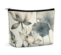 OURTEV Makeup Bags for Women Portable Cosmetic Bag Nature's Hand Drawn Style Travel Make Up Bag Wash Bag for Women, style, One Size