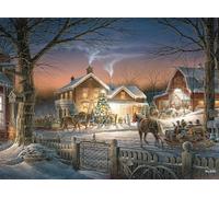 Ouryes 11587 Trimming The Tree Friends Snowman Jigsaw Puzzle, L