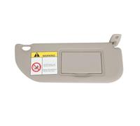 OUSDUO Car Inner Left Right Side Sun Visor Panel Sunvisor With Makeup Mirror For Citroen C2 C3 For Elysee 2014-2017 Car Sun Visor(Right)