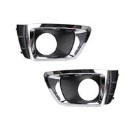 OUSDUO Fog Light Grill For Subaru For Forester SJ 2013 2014 2015 2016 Car Front Bumper Fog Light Lamp Frame Cover Trim Foglights Foglamp Cap Hood (Type A 1 Pair)