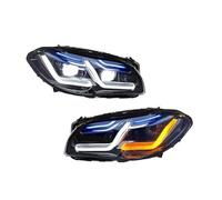 OUSDUO LED Pair Headlight Assemblies Xenon Headlights With Sequential Turn Signal For 5 Series F10 F11 528i 535i 2011-2017(LED,RHD,2010-2013)