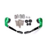 OUSDUO Universal Motorcycl CNC Aluminum Accessories Handlebar Lever Guards Protector Handguard for Suzuki GSX 8S 2023- Motorbike Handguards(Green)