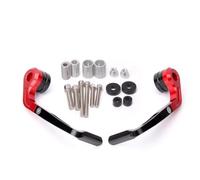 OUSDUO Universal Motorcycl CNC Aluminum Accessories Handlebar Lever Guards Protector Handguard for Triumph for Speed Triple1200RR / 1200 RS Motorbike Handguards(Red)
