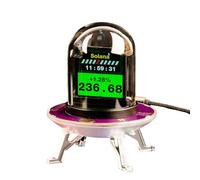 OUSEITECH Tech-savvy Nixie Tube Clock, Weather Stock Exchange Rate Cryptocurrency, Tech Look Clock, Touch Button, Color RGB, WIFI 2.4G Internet, Black and Purple
