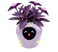OUSEITECH Upgraded Large Smart Pet Flower Pot, Planting Assistant With Lively Expressions For Plants To Converse With You, Various plant care data, Moisture/Soil/Light/Temperature Monitoring