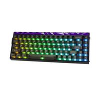 OUSEITECH x AULA Hero 68 68-Key Hall Effect Magnetic Switch Gaming Keyboard, 0.01mm RT/DKS/MPT/MT/TGL/END/SOCD/8K Polling+128K Scanning,with Neon Light Bar, Online Driver/Mixed Switch,QWERT-US