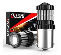 OUSHI 1156 LED Brake Light Bulbs, Canbus Brilliant Red 300% Brightness 2600Lm, BA15S 7506 1141 P21W LED Bulb with Projector Backup Tail Reverse Turn Signal Lights, Pack of 2