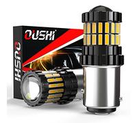 OUSHI 1157 LED Reverse Light Bulbs, Super Bright 6500K White 300% Brightness 2600Lm, BAY15D P21/5W 2357 7528 LED Bulb with Projector Backup Tail Brake Turn Signal Lights, Pack of 2