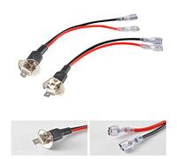 OUSHI H1 Adapter Wiring Harness Socket, H1 Male Plug Single Diode Converter Connecting Wiring Harness for H1 LED Headlights Bulb Conversion(Pack of 2)
