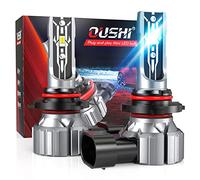 OUSHI H10 9145 LED Headlight Bulbs 55W, 9140 LED Car Headlight Conversion Kit, 12000 Lumens Fanless IP65 Waterproof H10 LED Fog Light Bulbs, 6000K Xenon White (2Pcs)