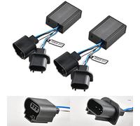 OUSHI H13 9008 Led Headlight Decoder, H13 Canbus Resistor Anti-flicker Harness Flickering Warning Error Free EMC Canceller Decoder for LED 9008 Headlight Warning