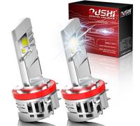 OUSHI H15 LED High Beam Headlight Bulb and Daytime Running Light, Upgraded 600% 6500K Xenon White 1:1 Mini Size H15 LED Bulbs, 30000LM Plug and Play, Pack of 2
