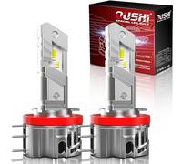 OUSHI H15 LED High Beam Headlight Bulb and Daytime Running Light, Upgraded 600% 6500K Xenon White 1:1 Mini Size H15 LED Bulbs, 100W 30000LM Plug and Play, Pack of 2