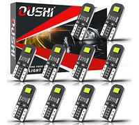 OUSHI T10 501 LED Bulb, Canbus Error Free W5W 194 168 2825 High Power 2835 Chipsets 12V Car Interior Dome Map Door Courtesy License Plate Lights, Ice Blue(Pack of 10)