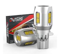 OUSHI T15 LED Reverse Light, Canbus 921 912 W16W 902 904 906 Back Up Reversing Light Extremely Bright 2835 Chipset 12V 6500K Xenon White (Pack of 2)
