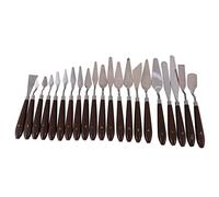 OUSIKA 21 Pcs of Oil Painting Set Oil Painting Scraper Stainless Steel Palette Painting Tools Art Supplies Color