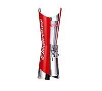 OUSIKA 3L Beer Tower with Ice Tube Large Capacity Beverage Dispenser Red and Silver Drink Container for Kitchen Bar Party Dispenser (Color : B)
