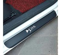 OUSIKA 4 Pcs Car Door Sill Protector, Threshold strip, Protective Stickers, Welcome Pedal Scuff Plate, Decoration Accessories, For Citroen DS DS4 DS4S DS5 DS6 DS7 DS5LS DS3