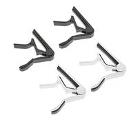 OUSIKA 4pcs Guitar Capo Banjo Tuner Metronome Tuner Violin Accessories Banjo Accessories Garnish Tools Ukulele Capo Ukulele Tone Change Tools Guitar Capos Guitar Sandhi Clips Classical Guitars (Color